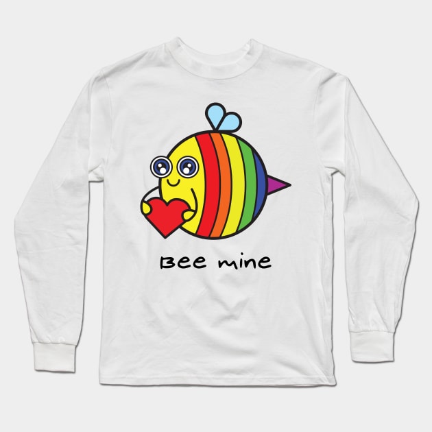 LGBT Bee Long Sleeve T-Shirt by Sobchishin